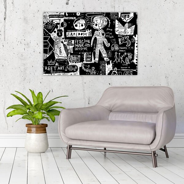 Tablou - Graffiti (90x60 cm)