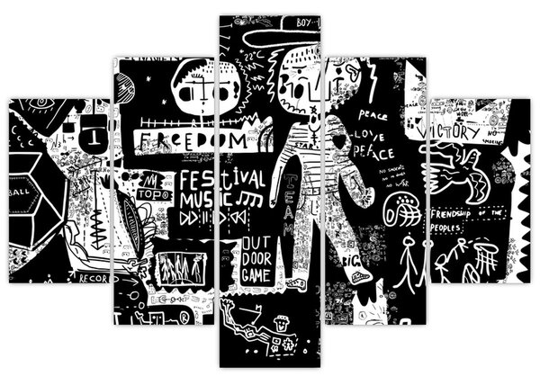 Tablou - Graffiti (150x105 cm)