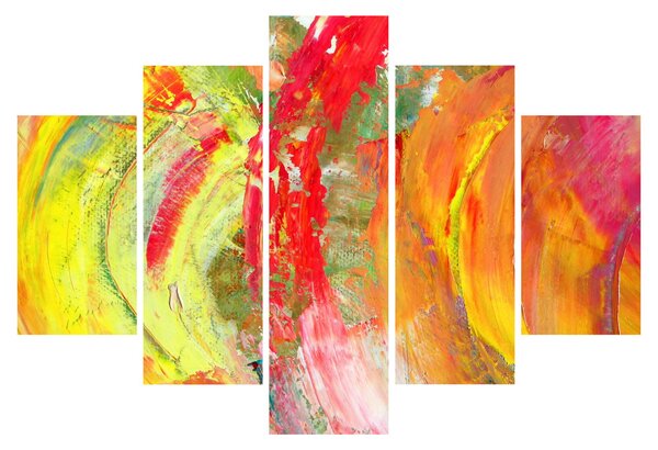 Tablou cu abstracție- pictura (150x105 cm)