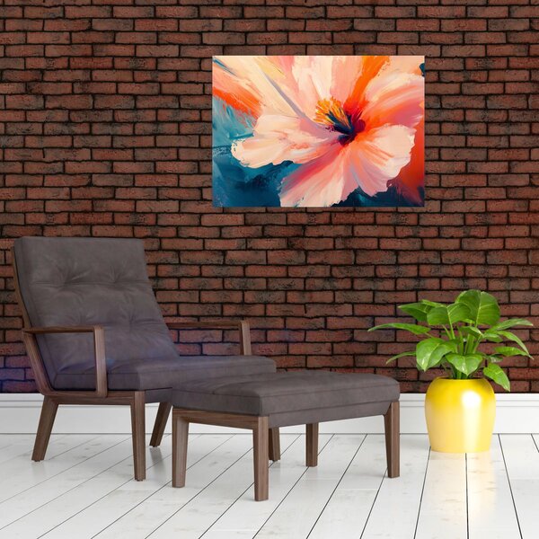 Tablou - Floare pictată (70x50 cm)