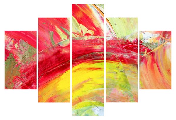 Tablou cu abstracție - pictura (150x105 cm)
