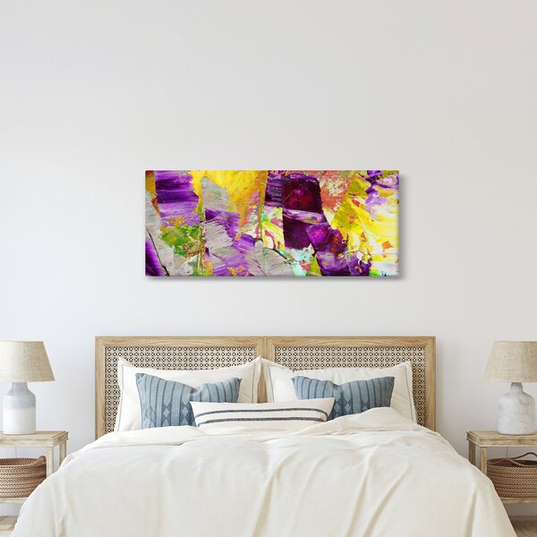 Tablou cu abstracție - pictura (120x50 cm)