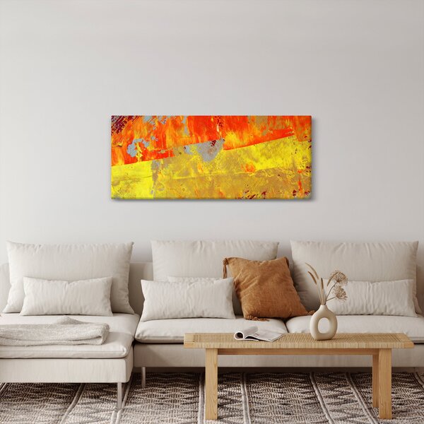 Tablou cu abstracție - pictura (120x50 cm)