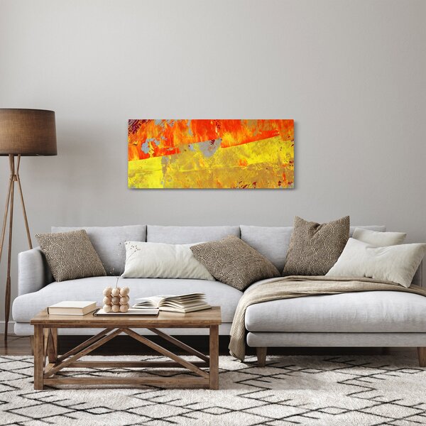 Tablou cu abstracție - pictura (120x50 cm)