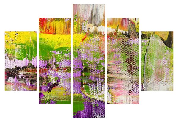 Tablou cu abstracție - pictura (150x105 cm)