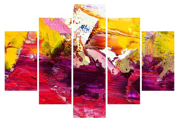 Tablou cu abstracție - pictura (150x105 cm)