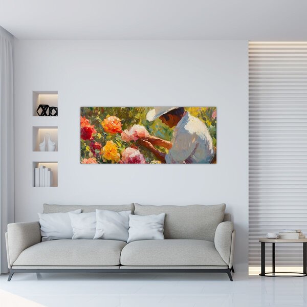 Tablou - Grădinar (120x50 cm)