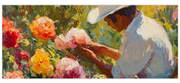 Tablou - Grădinar (120x50 cm)