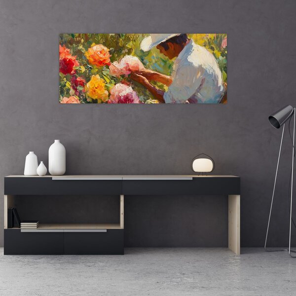 Tablou - Grădinar (120x50 cm)