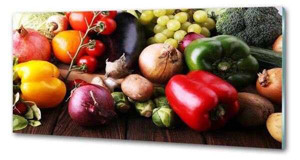 Panou de bucătărie Legume si fructe