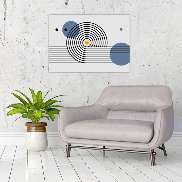 Tablou - Abstracție minimalistă N⁰1 (70x50 cm)