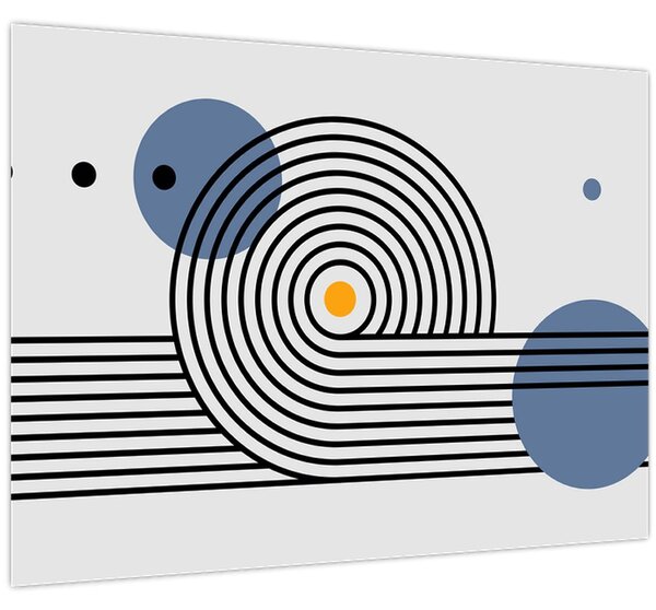 Tablou - Abstracție minimalistă N⁰1 (70x50 cm)