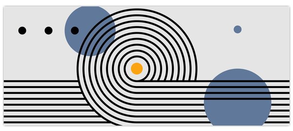 Tablou - Abstracție minimalistă N⁰1 (120x50 cm)