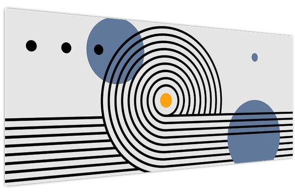 Tablou - Abstracție minimalistă N⁰1 (120x50 cm)