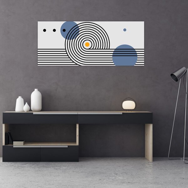 Tablou - Abstracție minimalistă N⁰1 (120x50 cm)