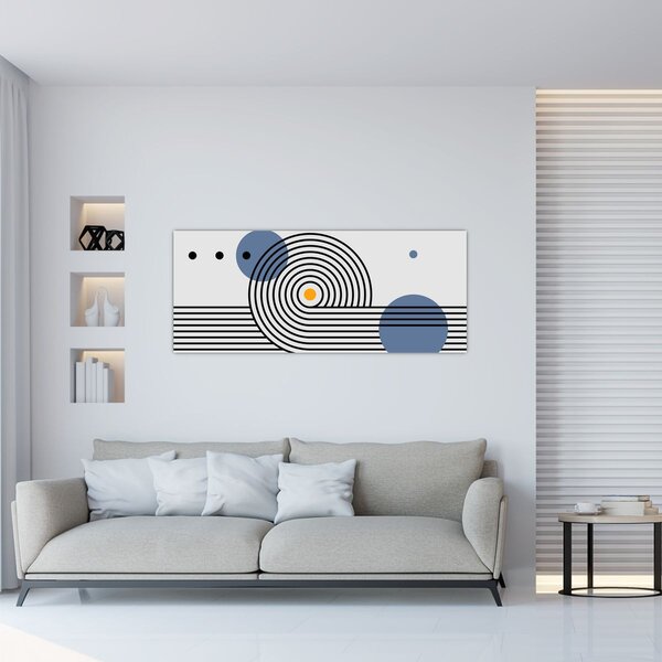 Tablou - Abstracție minimalistă N⁰1 (120x50 cm)