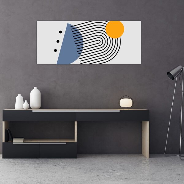 Tablou - Abstracție minimalistă N⁰2 (120x50 cm)