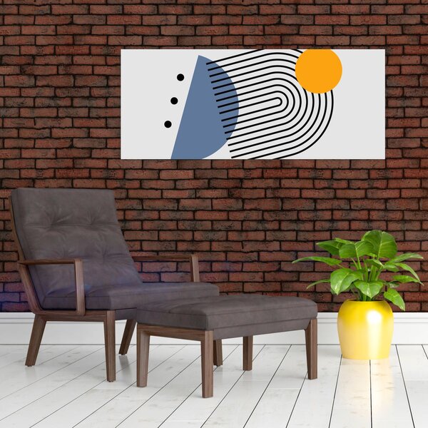 Tablou - Abstracție minimalistă N⁰2 (120x50 cm)