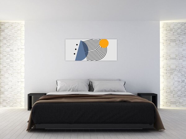 Tablou - Abstracție minimalistă N⁰2 (120x50 cm)