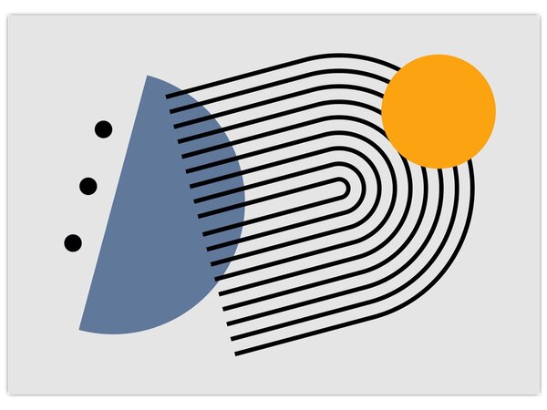 Tablou - Abstracție minimalistă N⁰2 (70x50 cm)