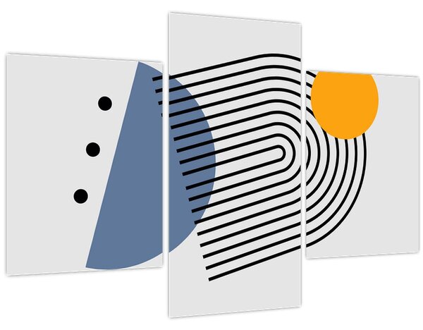 Tablou - Abstracție minimalistă N⁰2 (90x60 cm)