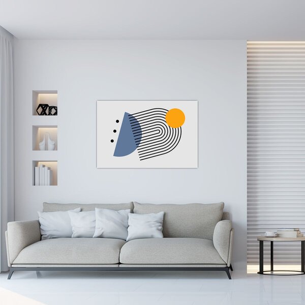Tablou - Abstracție minimalistă N⁰2 (90x60 cm)