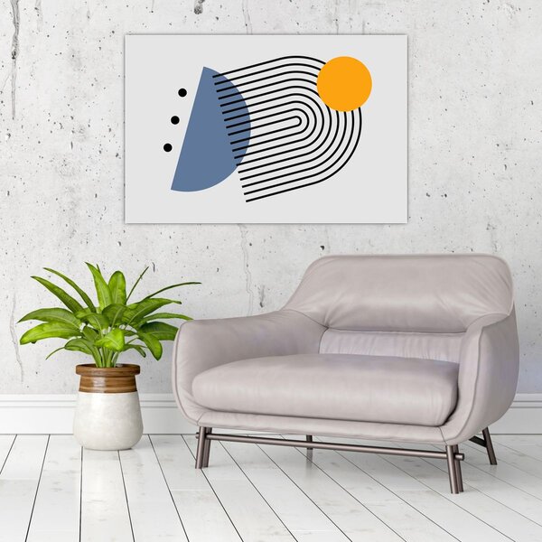 Tablou - Abstracție minimalistă N⁰2 (90x60 cm)