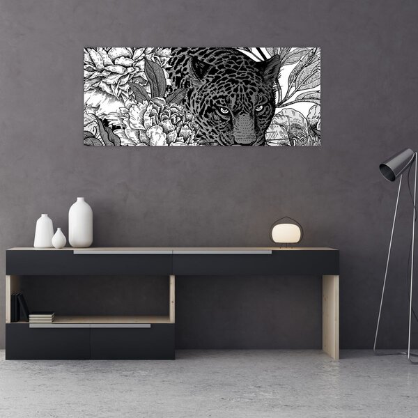 Tablou - Grădină exotică (120x50 cm)