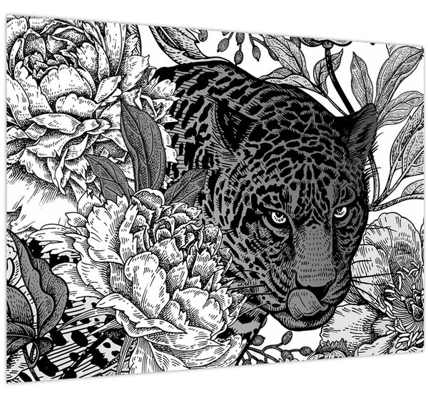 Tablou - Grădină exotică (70x50 cm)