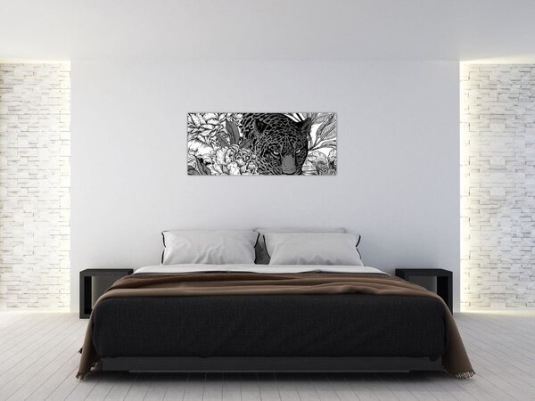 Tablou - Grădină exotică (120x50 cm)