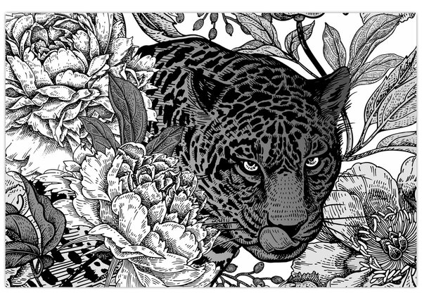 Tablou - Grădină exotică (90x60 cm)