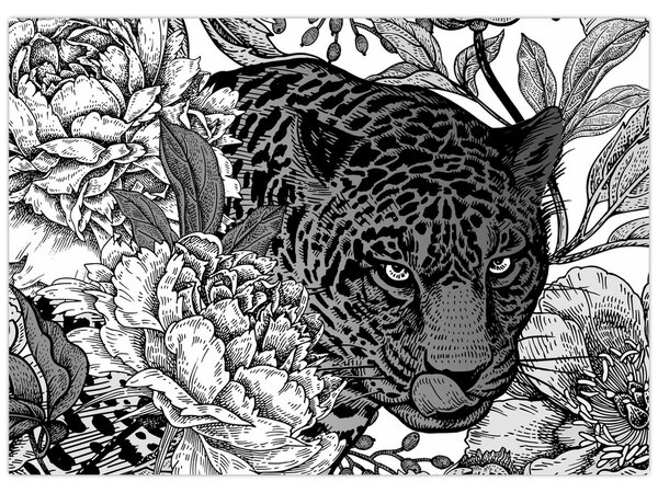 Tablou - Grădină exotică (70x50 cm)