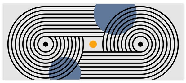 Tablou - Abstracție minimalistă N⁰3 (120x50 cm)