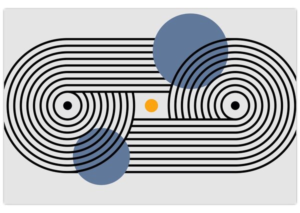 Tablou - Abstracție minimalistă N⁰3 (90x60 cm)