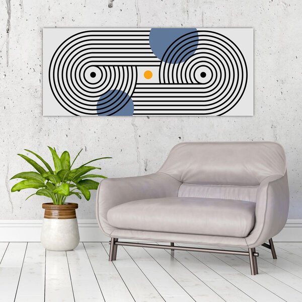 Tablou - Abstracție minimalistă N⁰3 (120x50 cm)