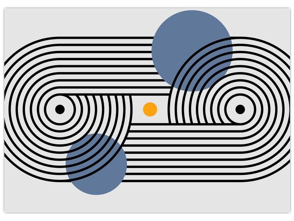 Tablou - Abstracție minimalistă N⁰3 (70x50 cm)