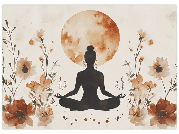 Tablou - Yoga Portocalie (70x50 cm)
