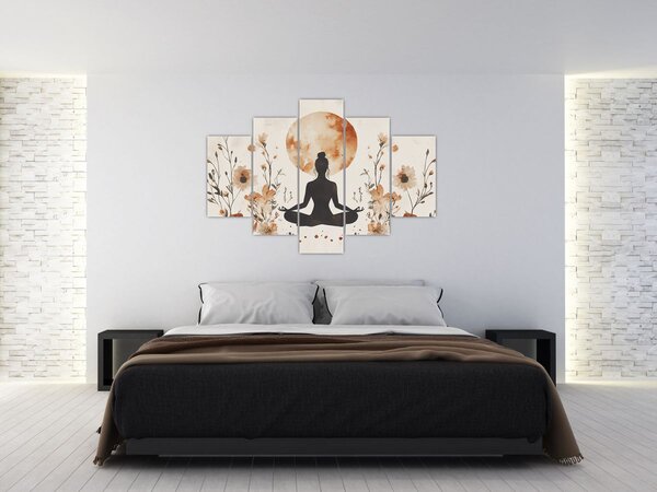 Tablou - Yoga Portocalie (150x105 cm)