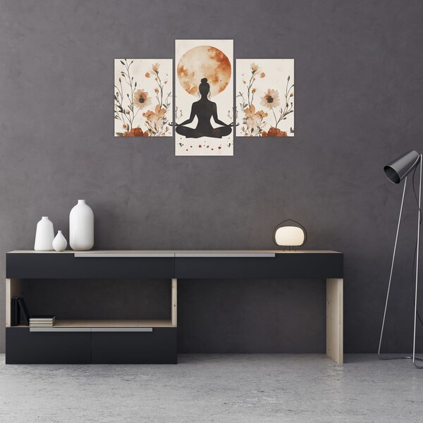 Tablou - Yoga Portocalie (90x60 cm)