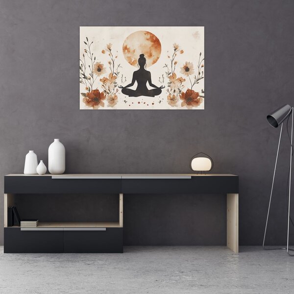 Tablou - Yoga Portocalie (90x60 cm)