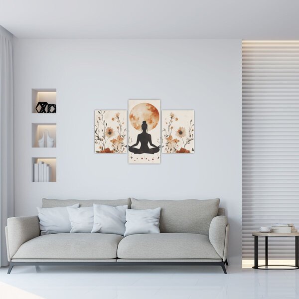 Tablou - Yoga Portocalie (90x60 cm)