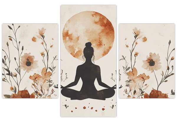 Tablou - Yoga Portocalie (90x60 cm)