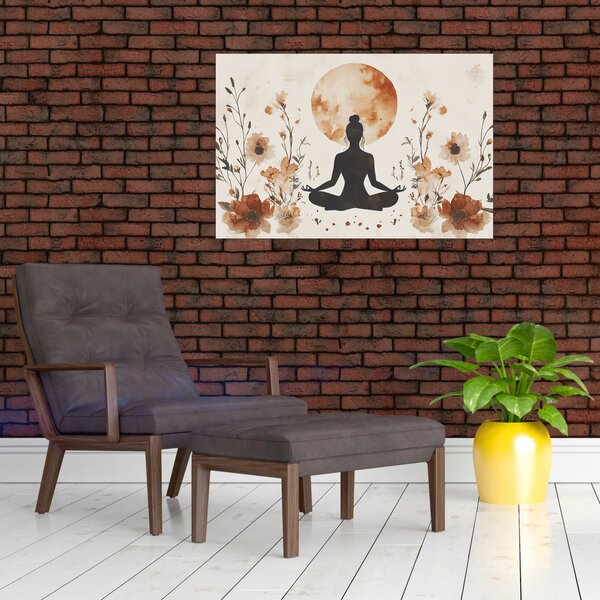 Tablou - Yoga Portocalie (90x60 cm)