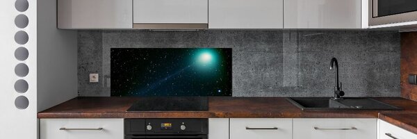 Sticlă printata bucătărie Galaxie