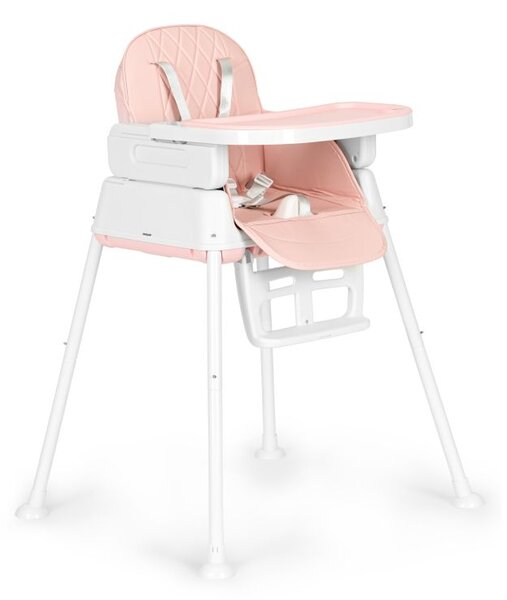 Scaun de hrănire pentru copii 3in1 pliabil ECOTOYS PINK