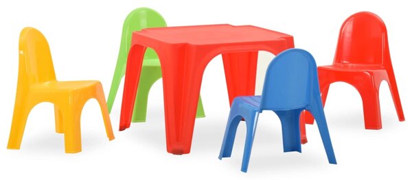 Set pentru copii cu masă și scaun, PP
