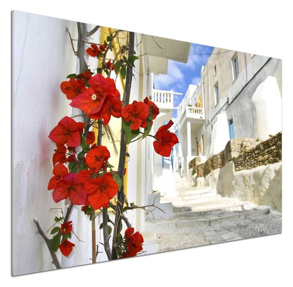 Sticlă pentru bucătărie Mykonos Grecia