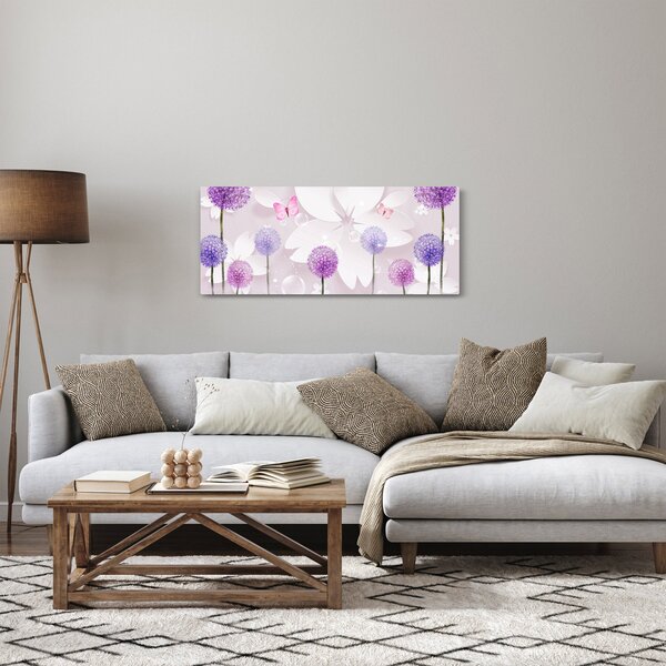 Tablou - Pe râul florilor (120x50 cm)