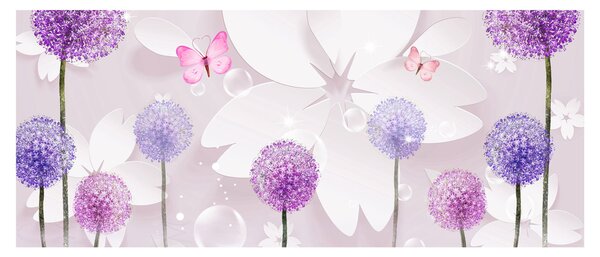 Tablou - Pe râul florilor (120x50 cm)