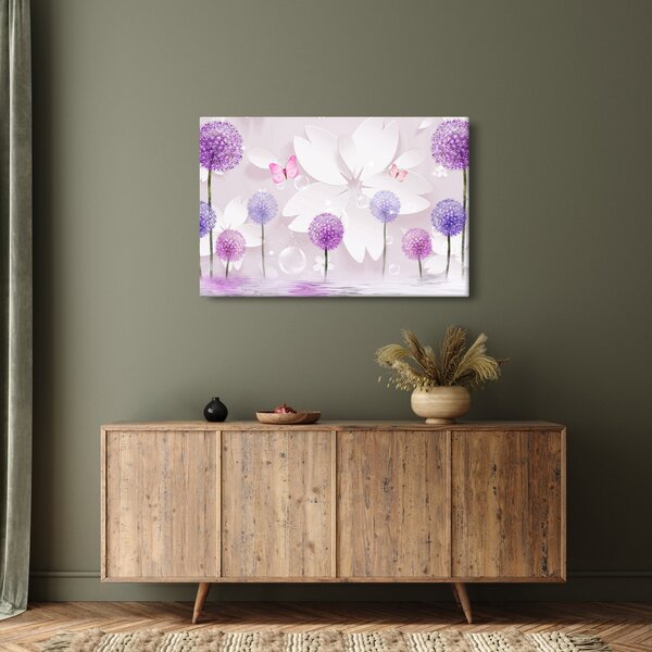 Tablou - Pe râul florilor (90x60 cm)